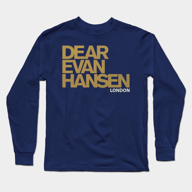 Dear Evan Hansen London Long Sleeve T-Shirt by tdilport